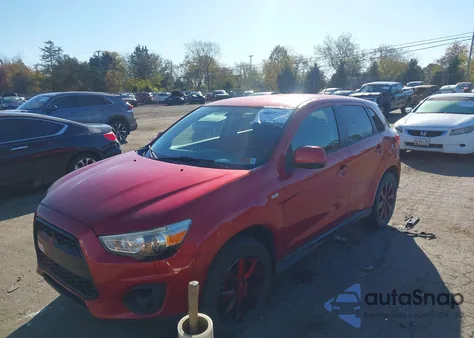 2013 Mitsubishi Outlander Sport Es z USA, uszkodzony, nr VIN 4A4AR3AU8DE017305